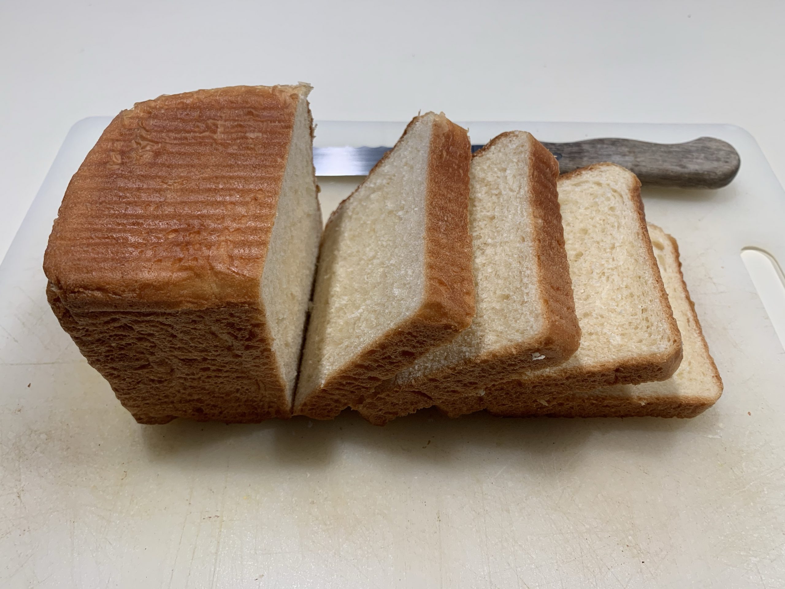 Home baking Japanese shokupan (white bread)