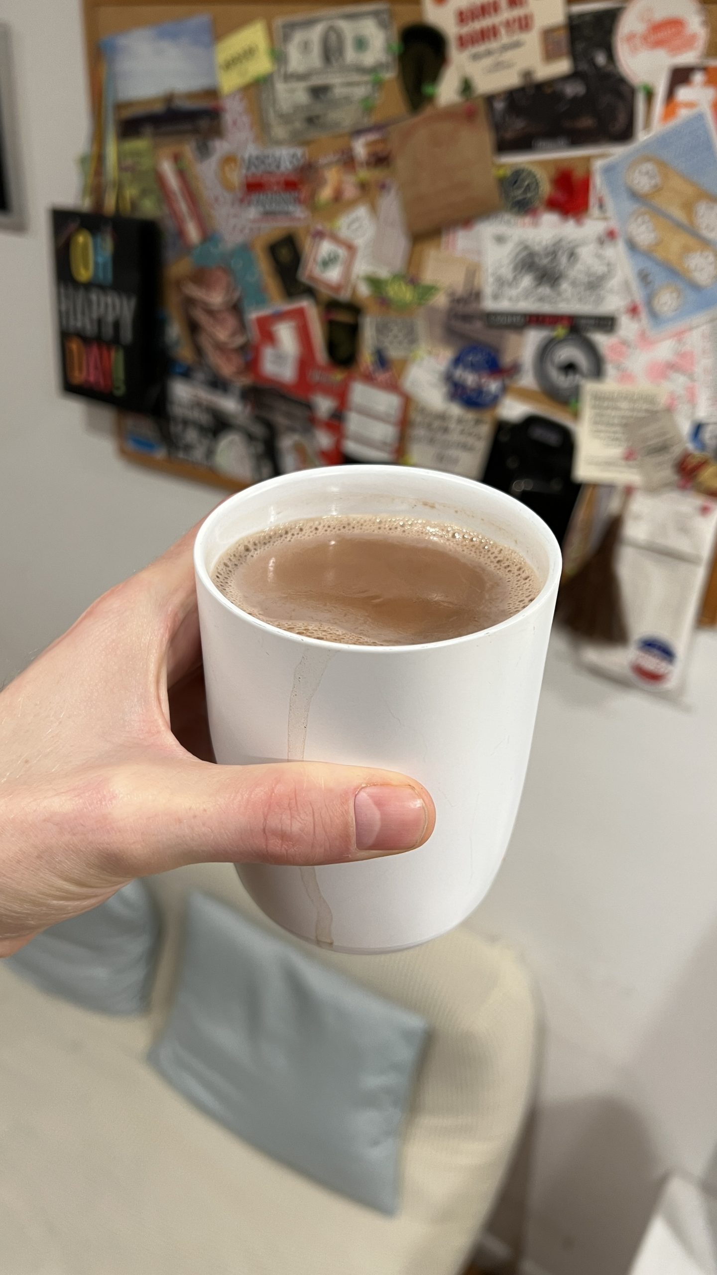 Making hot cocoa from scratch